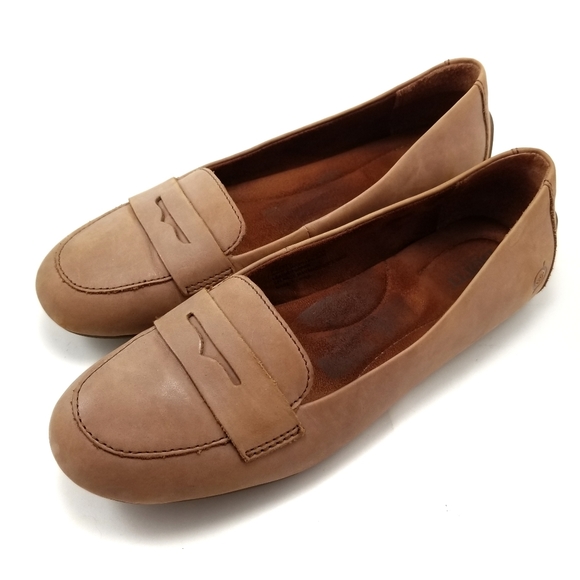 born stellar leather penny loafer
